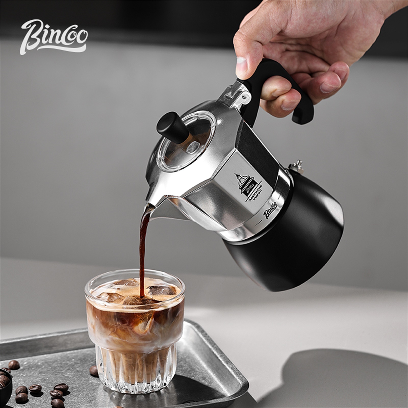 Coffee Equipment Set - BINCOO 더블 밸브 모카 포트, 에스프레소