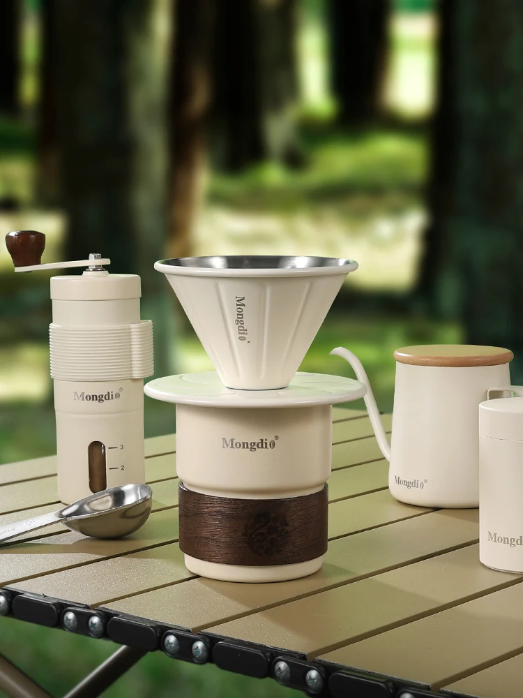 핸드 브루 커피 세트 야외 캠핑 커피 장비 휴대용 여행 - Coffee Equipment Grinder 리뷰 및 가격