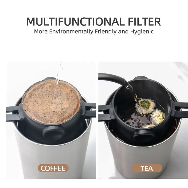 휴대용 커피 메이커, 스테인리스 스틸 커피 머그컵이 포 - Coffee Equipment Pour Over 리뷰 및 가격
