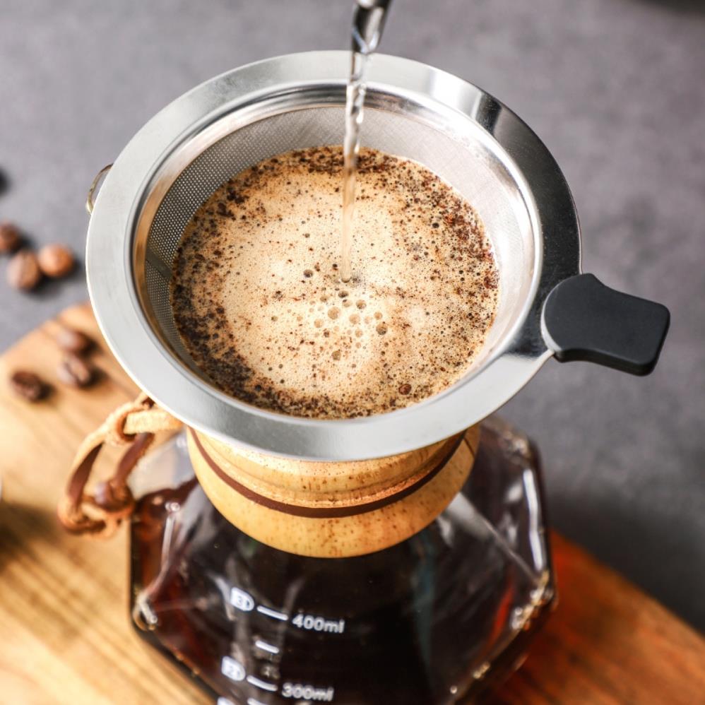 스테인리스 스틸 필터가 있는 유리 커피포트, 드립 브루 - Coffee Equipment Pour Over 리뷰 및 가격