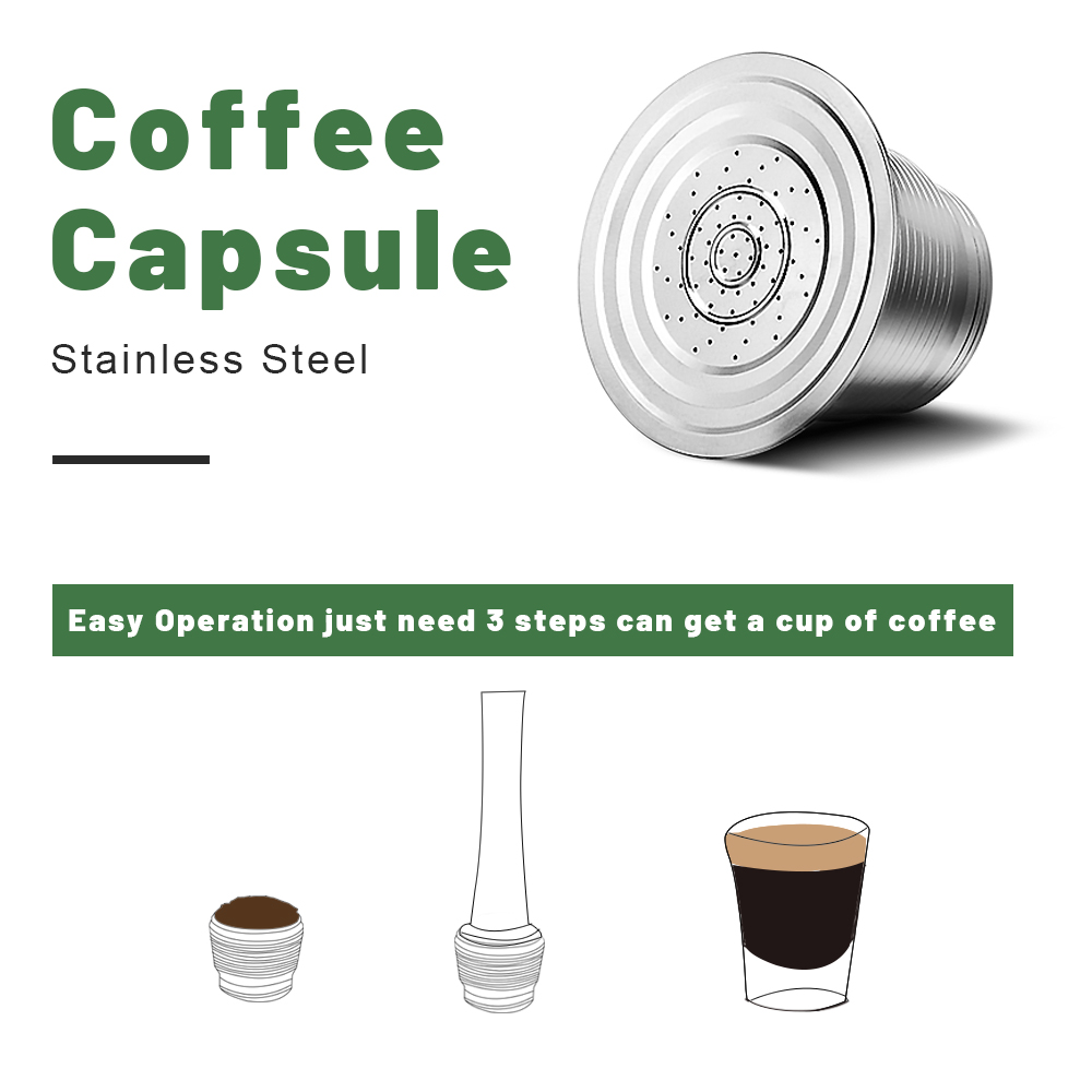 네스프레소 재사용 가능한 커피 캡슐 스테인레스 스틸 리 - Coffee Equipment Wdt 리뷰 및 가격