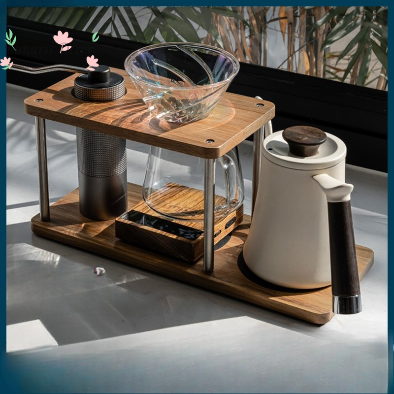 원목 푸어오버 스탠드, 푸어오버 커피 세트, 핸드그라운 - Coffee Equipment Pour Over 리뷰 및 가격