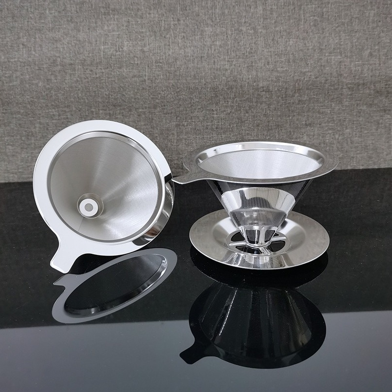 304 스테인리스 스틸 푸어오버 커피 드리퍼 필터 종이 - Coffee Equipment Pour Over 리뷰 및 가격