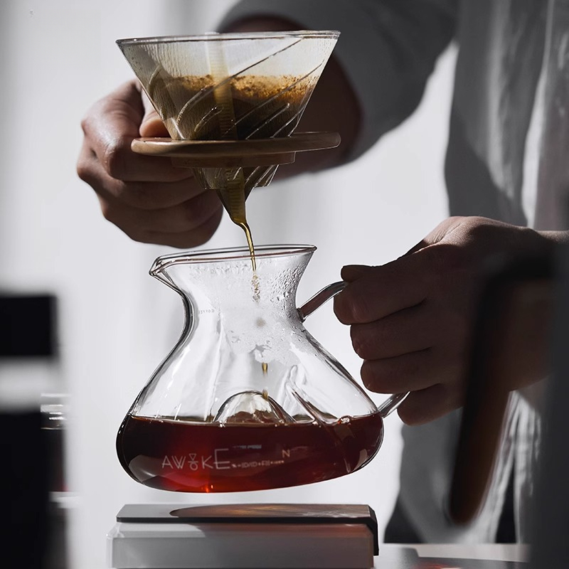 푸어오버 커피 메이커 유리 커피 서버 V60 드리퍼 필 - Coffee Equipment Pour Over 리뷰 및 가격