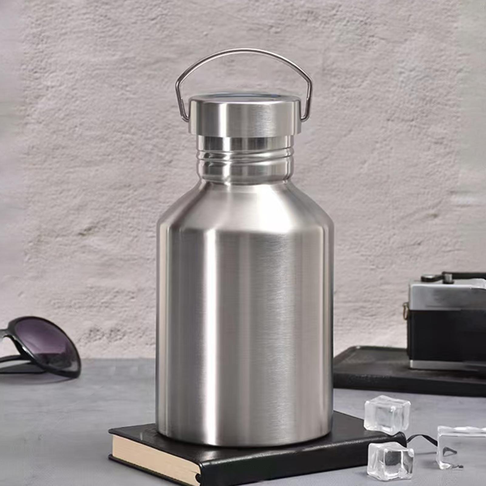 2L 드롭프루프 304 스테인리스 스틸 물병 와이드 입 - Coffee Equipment Dropshipping 리뷰 및 가격