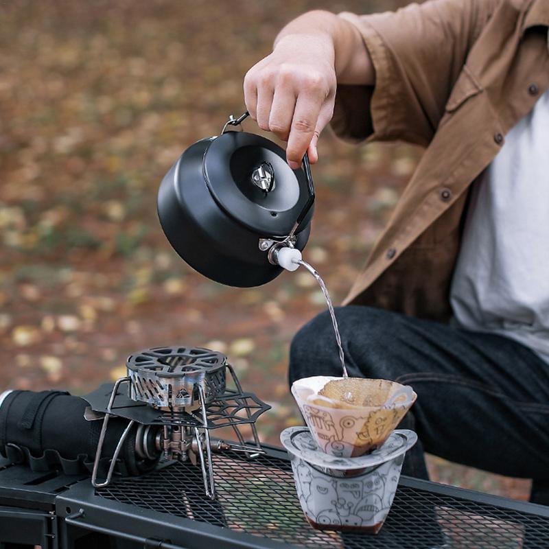 캠핑 티타늄 주전자, 야외 차 커피 주전자, 식기 냄비 - Coffee Equipment And Supplies 리뷰 및 가격