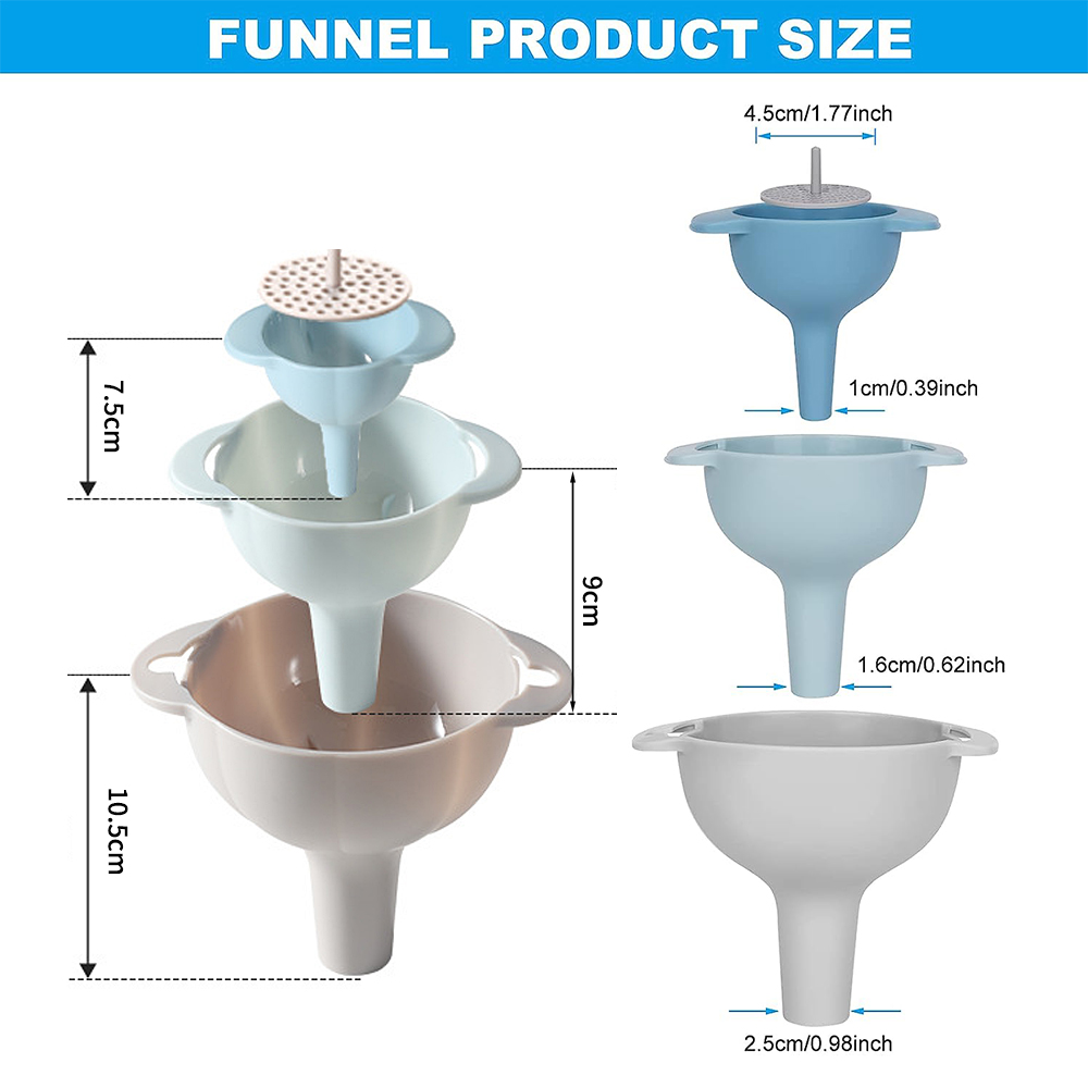 병을 채우기 위한 4 in 1 주방 깔때기 분리형 스트 - Dosing Funnel Ring 리뷰 및 가격