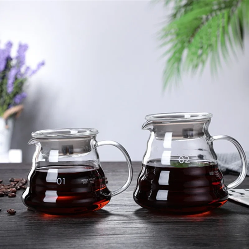 뚜껑이 있는 핸드 브루 커피 물병, 구름 모양 투명 유 - Coffee Equipment Wdt 리뷰 및 가격