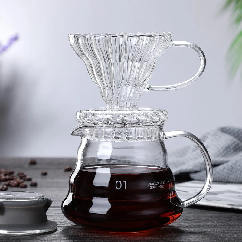 뚜껑이 있는 핸드 브루 커피 물병, 구름 모양 투명 유 - Coffee Equipment Wdt 리뷰 및 가격