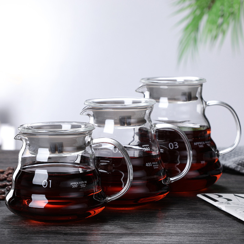 푸어 오버 커피 메이커 세트 고열 내열 유리 푸어 오버 - Coffee Equipment Pour Over 리뷰 및 가격