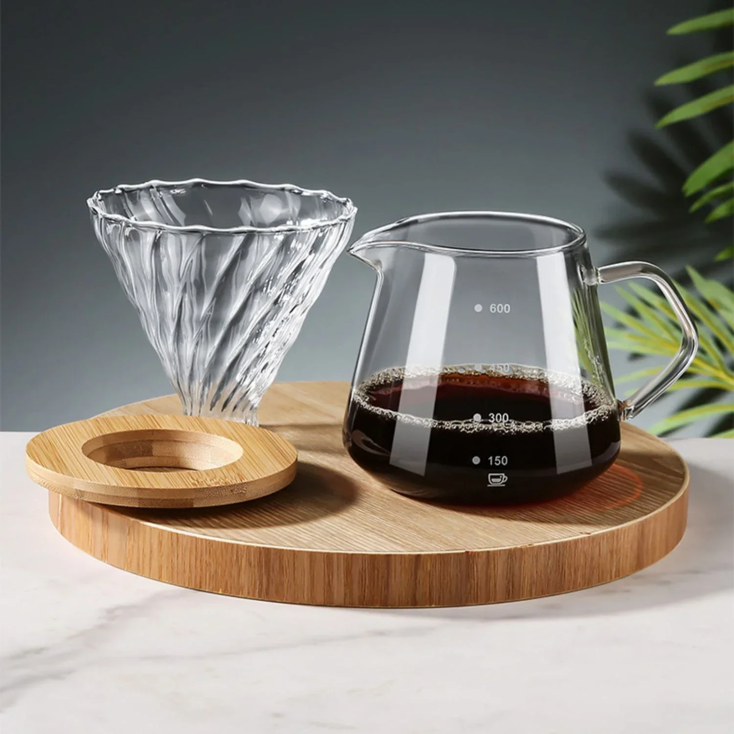 Punana 600ml 커피 메이커 세트 위에 부어 유 - Coffee Equipment Pour Over 리뷰 및 가격